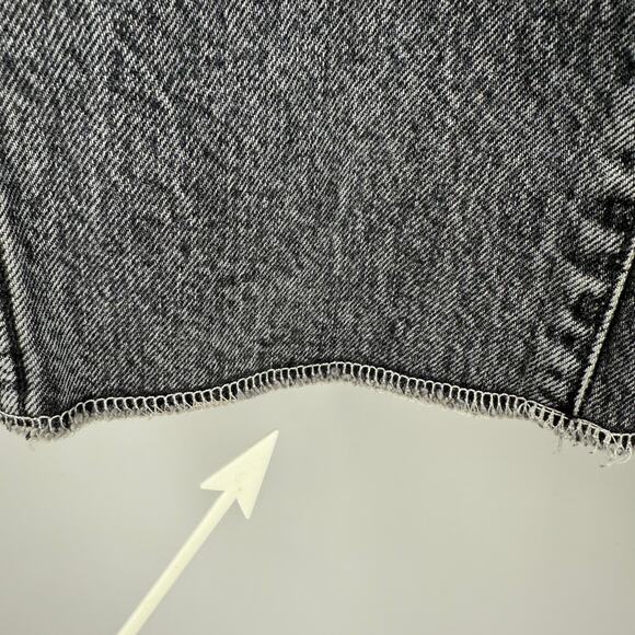 SLVRLAKE Hero Jeans Size 28 NWT Midnight Rider Distressed High Rise Fray Denim - Picture 11 of 16